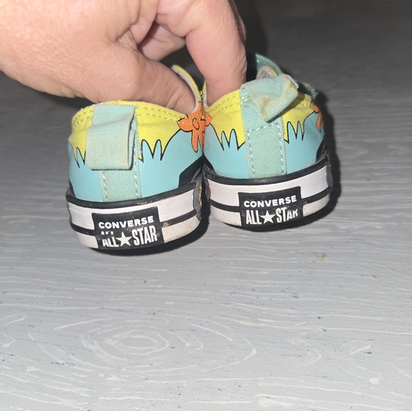 Toddler sz 7 scooby doo Converse sneakers the mystery machine - Picture 3 of 8